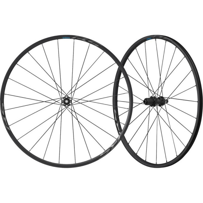 Комплект колес SHIMANO RS370, переднее и заднее, 10-11 скоростей, клинчерное, под дисковый тормоз C.LOCK, под полые оси 12 мм, OLD EWHRS370LFEREDB