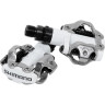 Педали SHIMANO M520W, SPD, с шипами, белый EPDM520W