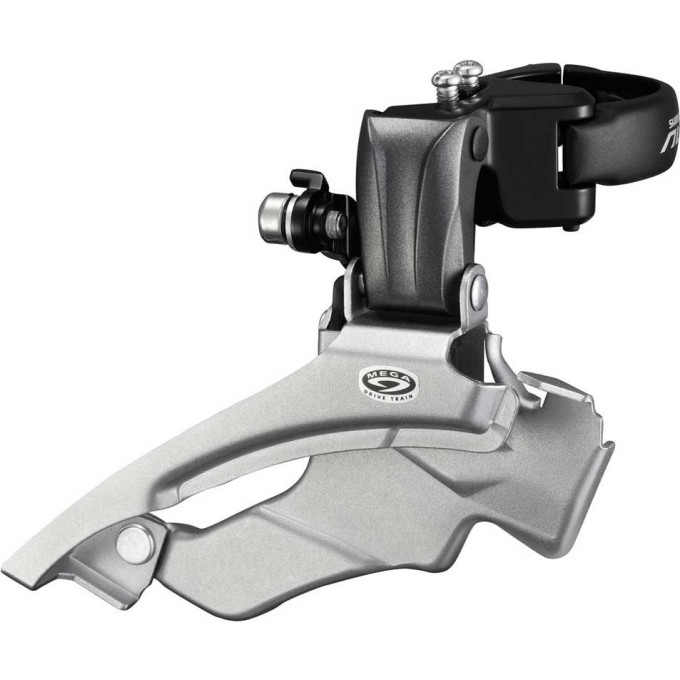 Переключатель передний SHIMANO ALTUS ,M371, универсальная тяга, универсальный хомут, 3X9 скоростей, угол:63-66 EFDM371X3