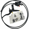 Тормоз дисковый SHIMANO DEORE, M6100, j-kit, BL(правый)/BR(задний), полимерные колодки, 1700мм EM61001JRRXRA170