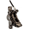 Тормоз дисковый SHIMANO ZEE, M640, BL(левый)/BR(передний), пластиковые колодки, 1000мм IM640BLFPRA100