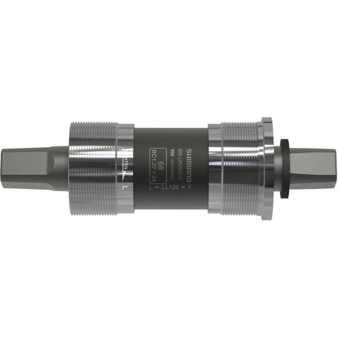 Каретка SHIMANO UN300, E-type, 68/122.5(123LL), без болтов, индивидуальная упаковка EBBUN300EB23X