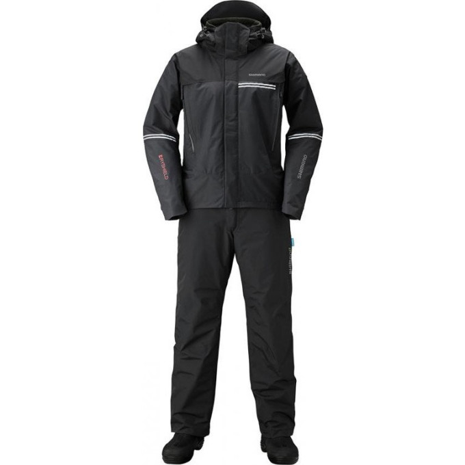 Костюм утеплённый SHIMANO RB-025S Dryshield черный, размер S/M 59YRB025S14