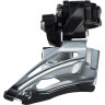 Переключатель передний SHIMANO DEORE, M5100-M, SIDE-SWING, на хомут 34,9 (с адаптером 28,6/31,8), для 2x11 скоростей IFDM5100MX4