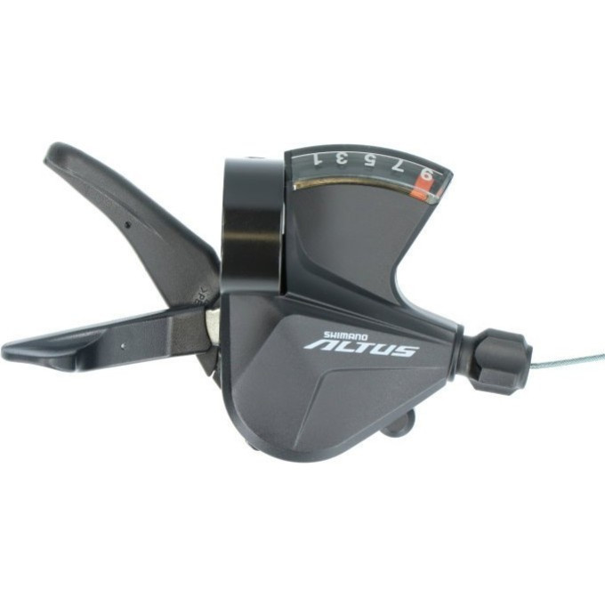 Шифтер SHIMANO ALTUS M2010, правый, 9 скоростей, трос 2050мм ESLM20109RA