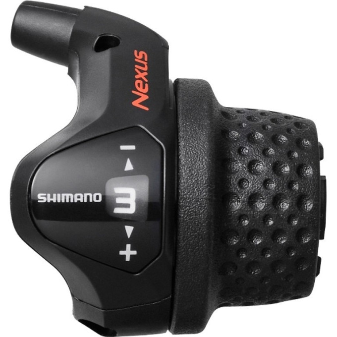 Шифтер SHIMANO NEXUS, 3S41E, 3 скорости, оплетка, 1700мм черный, короткая ручка для SG3R75 ASL3S41E170LS1