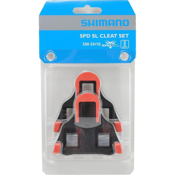 Шипы SHIMANO SM-SH10, красный, пара Y42U98020