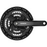 Система SHIMANO ACERA, M371, 170мм, Кв, 44/32/22, с болтами, черный EFCM371C422XL