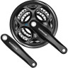 Система SHIMANO ALTUS M311, 170 мм, квадрат, 42/32/22T, с защитой, черный EFCM311C222CL