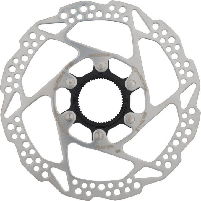 Тормозной диск SHIMANO RT54, 160 мм, CENTER LOCK, только для пластиковых колодок ESMRT54S