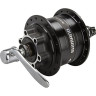 Втулка динамо SHIMANO 3D32, 36 отверстий, 6V-3W, под гайки, диск под 6 болтов с SM-DH10, черный EDH3D32DLG