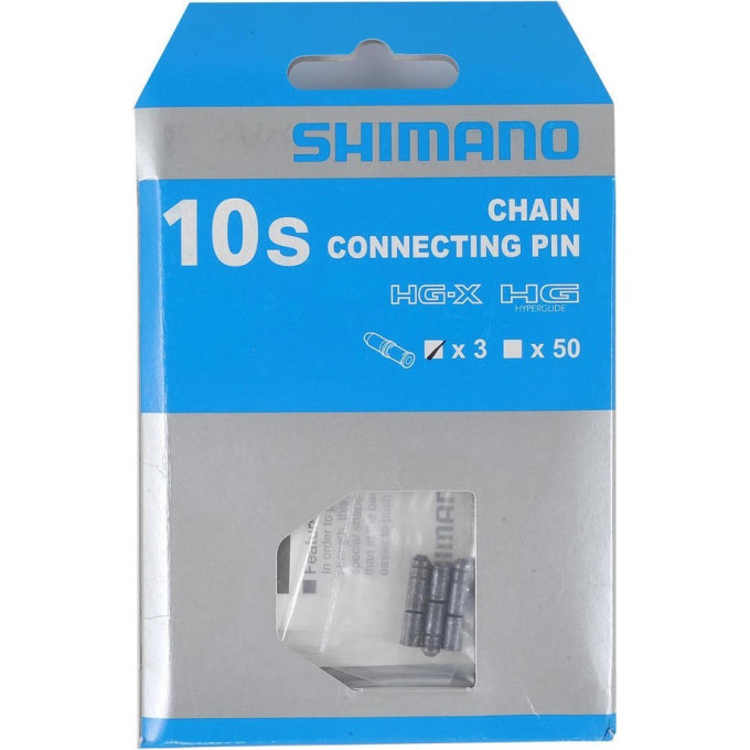 Запасная часть SHIMANO к цепи, 10 скоростей, соединительный штифт, 3 штуки, к CN7900/7801/6600/5600 Y08X98031